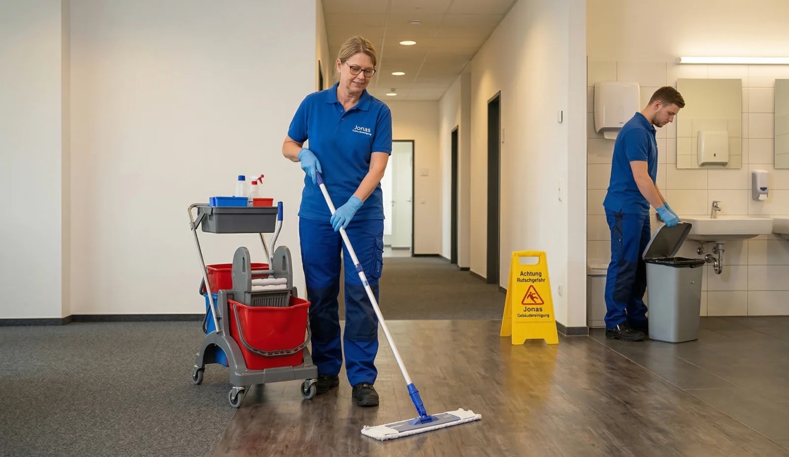 Zuverlaessige Unterhaltsreinigung fuer dauerhafte Frische